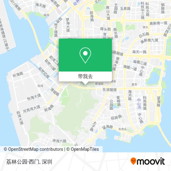 荔林公园-西门地图
