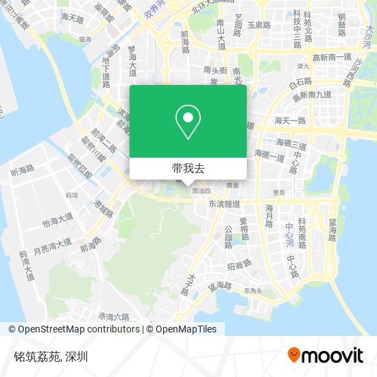 铭筑荔苑地图