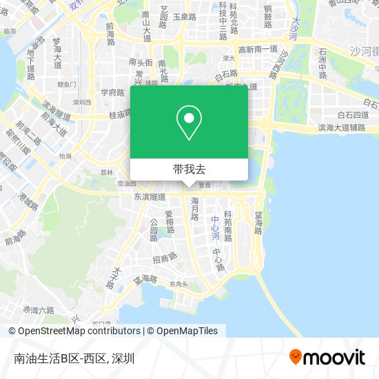 南油生活B区-西区地图