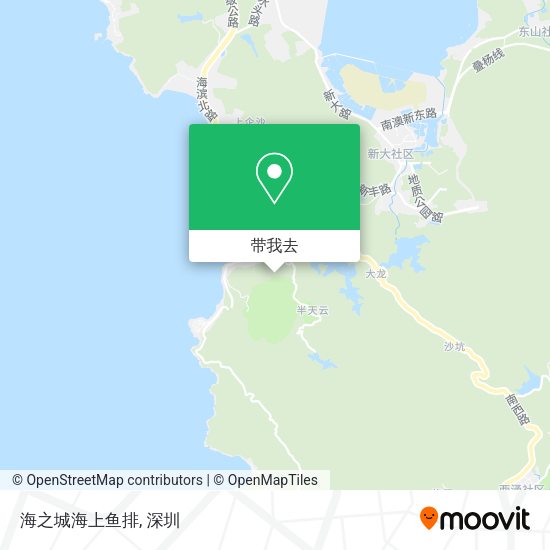海之城海上鱼排地图