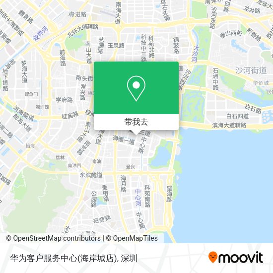 华为客户服务中心(海岸城店)地图