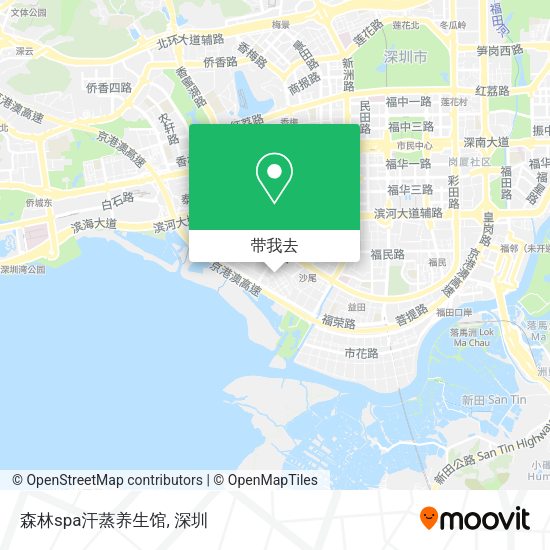 森林spa汗蒸养生馆地图