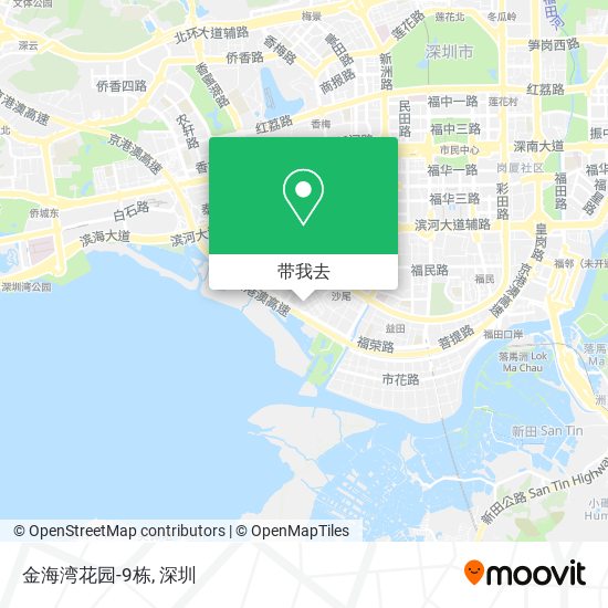 金海湾花园-9栋地图