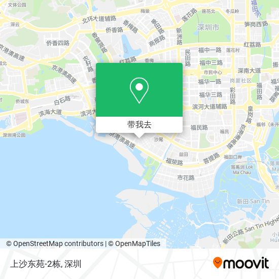 上沙东苑-2栋地图