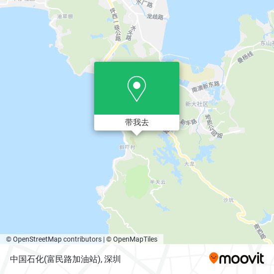 中国石化(富民路加油站)地图