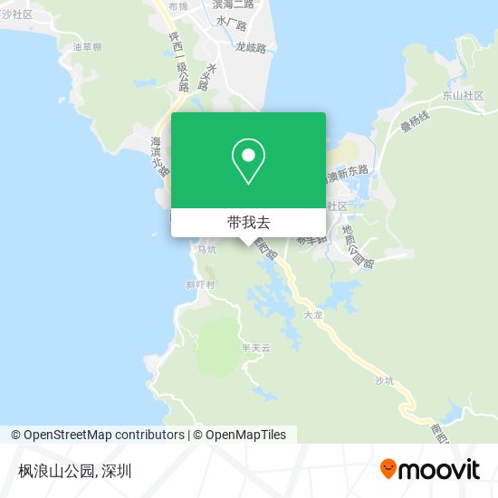 枫浪山公园地图