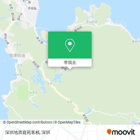 深圳地质庭苑客栈地图