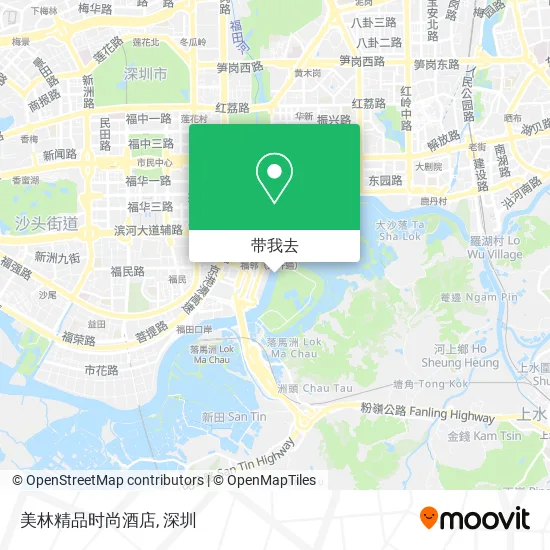 美林精品时尚酒店地图