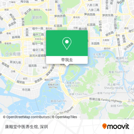 康顺堂中医养生馆地图