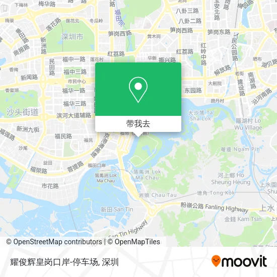 耀俊辉皇岗口岸-停车场地图