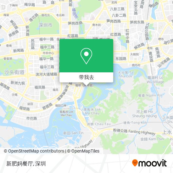 新肥妈餐厅地图