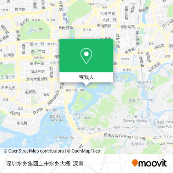 深圳水务集团上步水务大楼地图