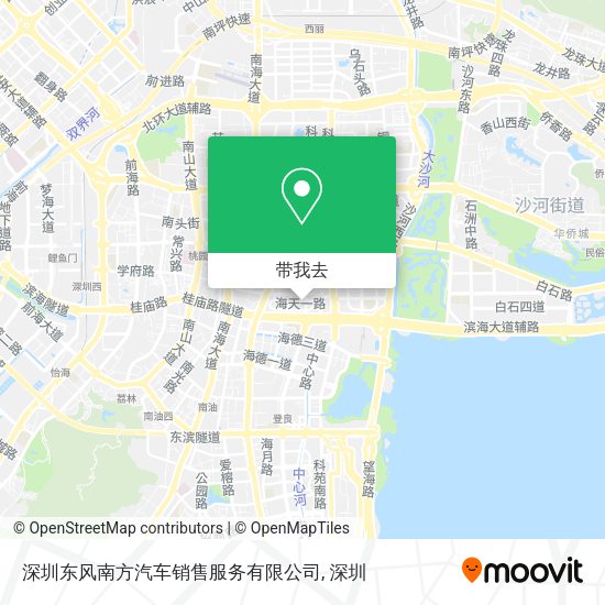 深圳东风南方汽车销售服务有限公司地图