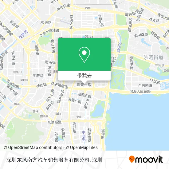 深圳东风南方汽车销售服务有限公司地图