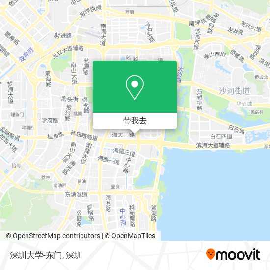 深圳大学-东门地图