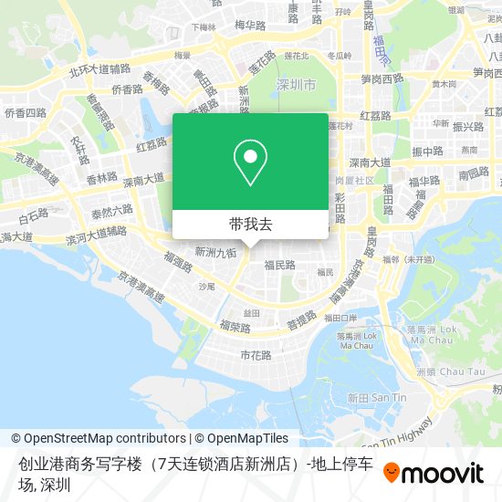 创业港商务写字楼（7天连锁酒店新洲店）-地上停车场地图