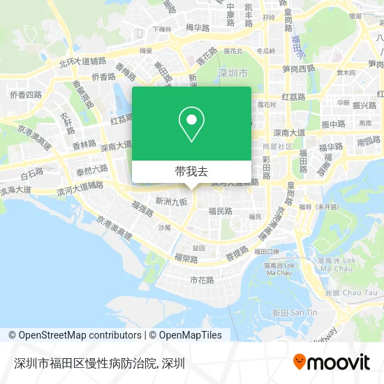 深圳市福田区慢性病防治院地图