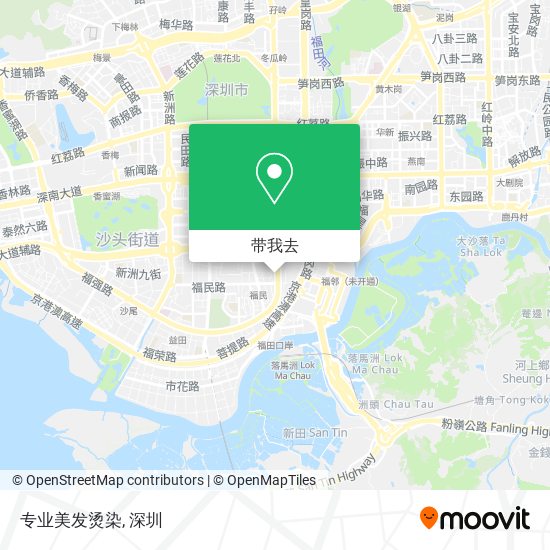 专业美发烫染地图