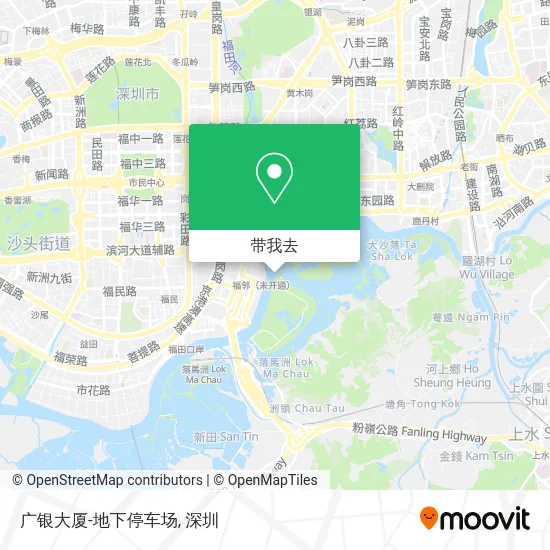 广银大厦-地下停车场地图