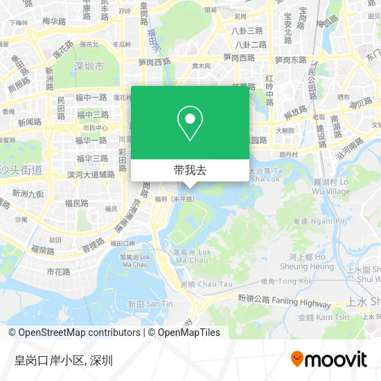 皇岗口岸小区地图