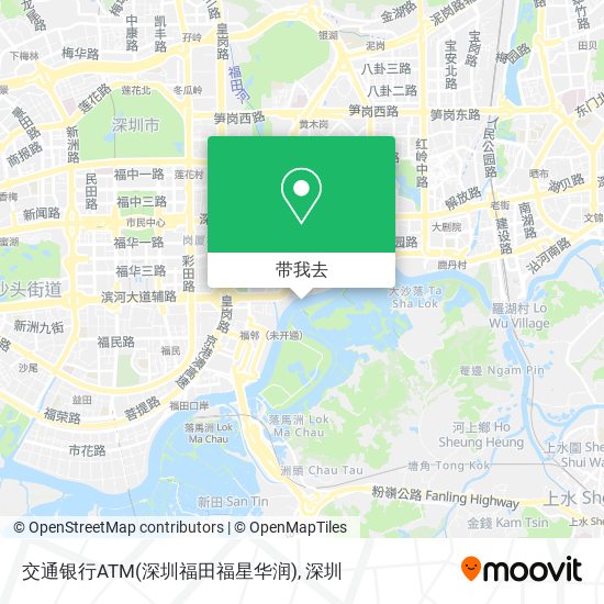 交通银行ATM(深圳福田福星华润)地图