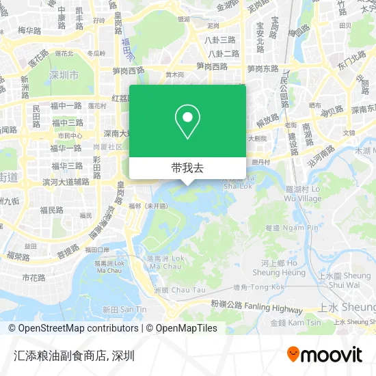 汇添粮油副食商店地图