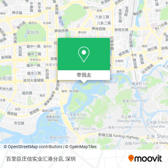 百里臣庄信实业汇港分店地图