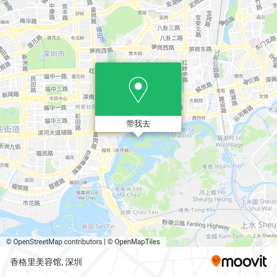 香格里美容馆地图