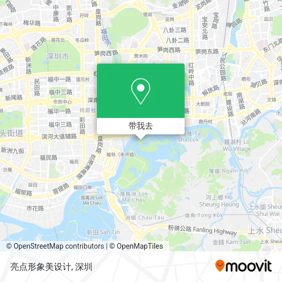 亮点形象美设计地图