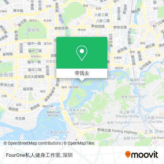 FourOne私人健身工作室地图