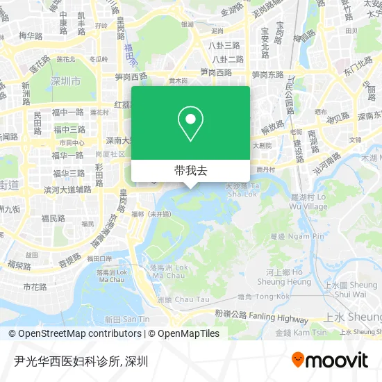 尹光华西医妇科诊所地图