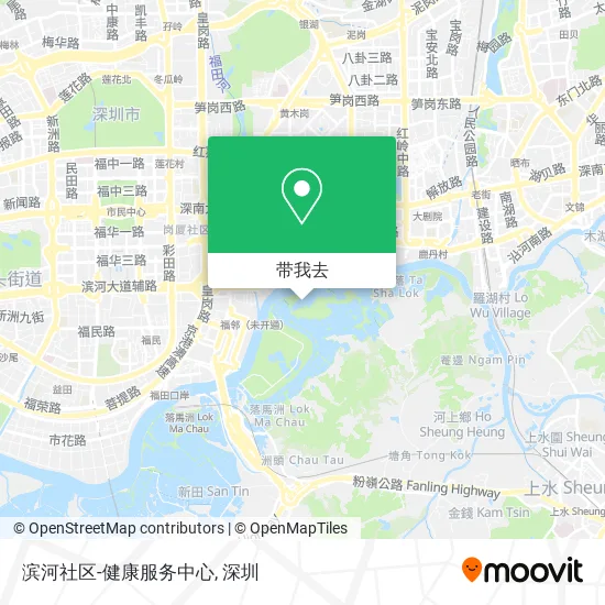滨河社区-健康服务中心地图
