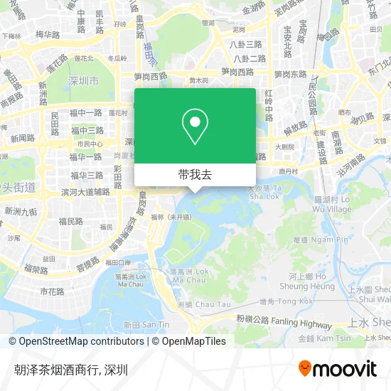 朝泽茶烟酒商行地图