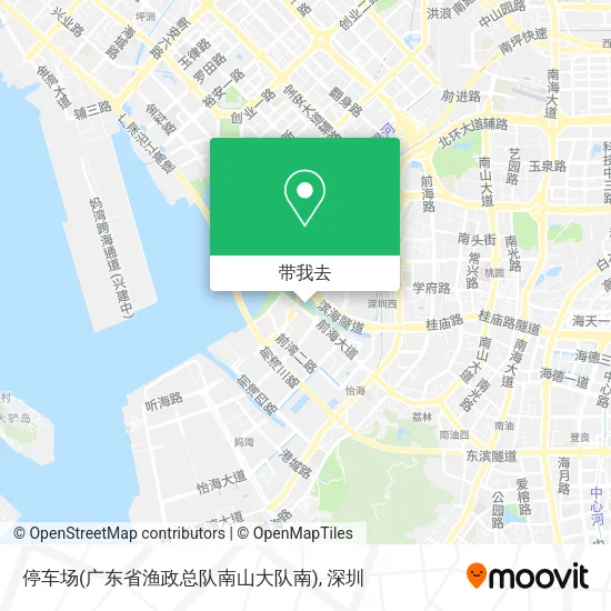 停车场(广东省渔政总队南山大队南)地图