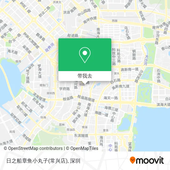 日之船章鱼小丸子(常兴店)地图