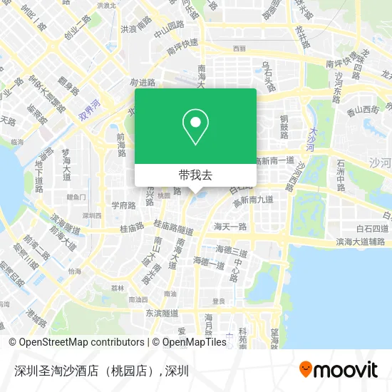 深圳圣淘沙酒店（桃园店）地图