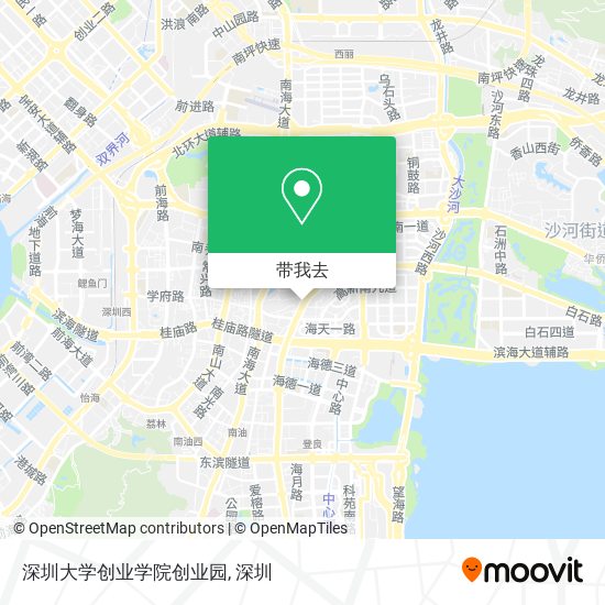 深圳大学创业学院创业园地图