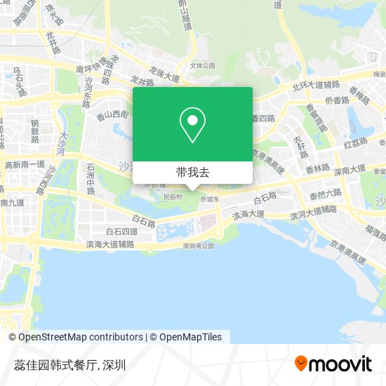 蕊佳园韩式餐厅地图