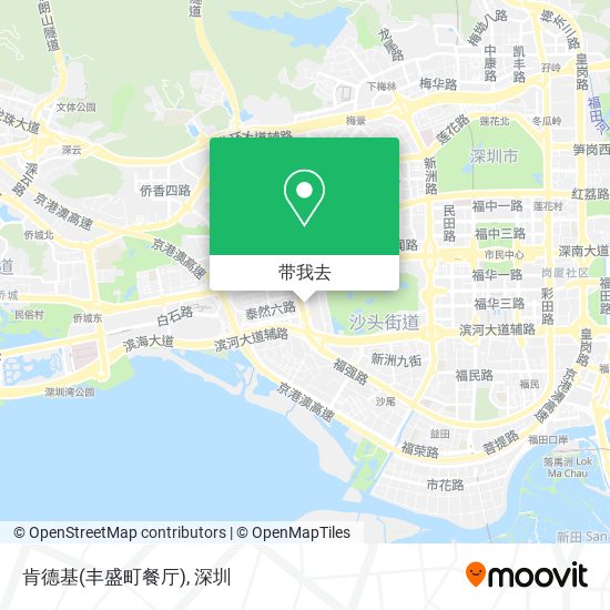 肯德基(丰盛町餐厅)地图
