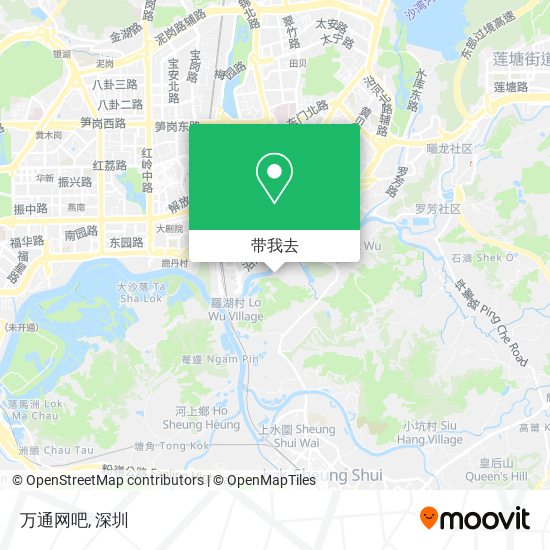 万通网吧地图