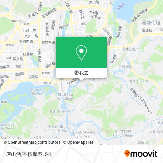 庐山酒店-按摩室地图