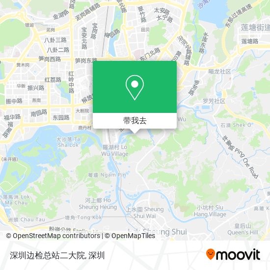 深圳边检总站二大院地图