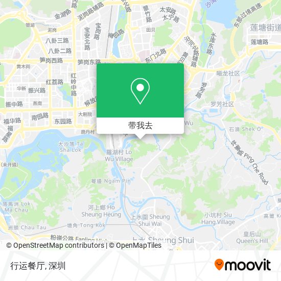 行运餐厅地图