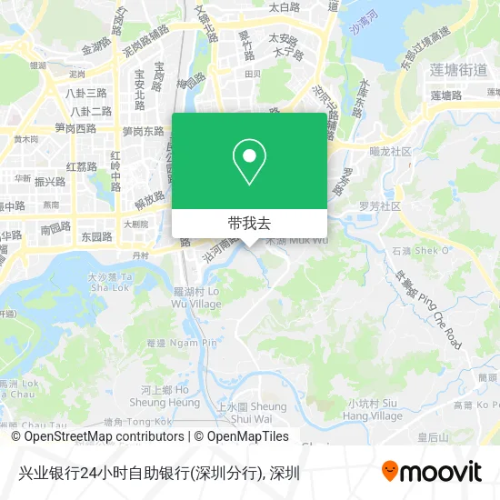 兴业银行24小时自助银行(深圳分行)地图