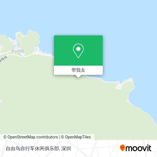 自由鸟自行车休闲俱乐部地图