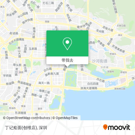 丁记烩面(创维店)地图