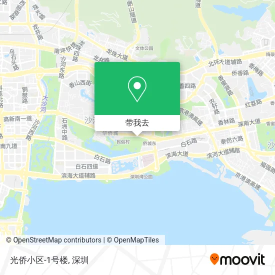 光侨小区-1号楼地图