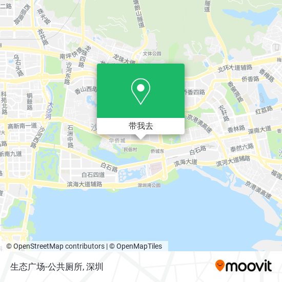 生态广场-公共厕所地图