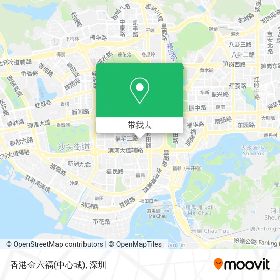 香港金六福(中心城)地图