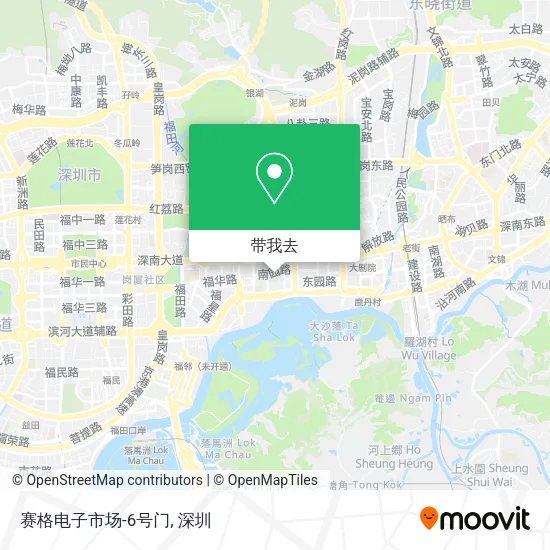 赛格电子市场-6号门地图